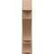 Ekena Millwork 7 1/2-in W x 28-in D x 34-in H Balboa Block Rough Cedar Woodgrain TimberThane Outlooker, Primed Tan OUTUR075X28X34BOA44RCPR - alternate 5